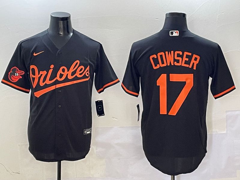 Men Baltimore Orioles #17 Cowser Black Game 2025 Nike MLB Jersey style 10